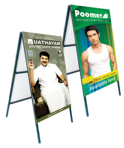 Portable Flex Banner A Stand - Point of Sale Stand - Fabric Banner sellers